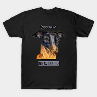 Because greyhounds T-Shirt